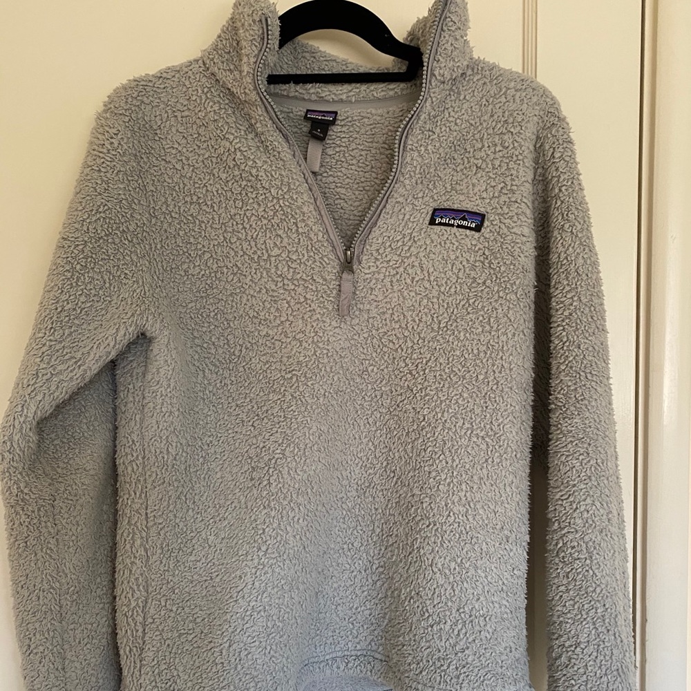 Patagonia fluffy grey jacket S